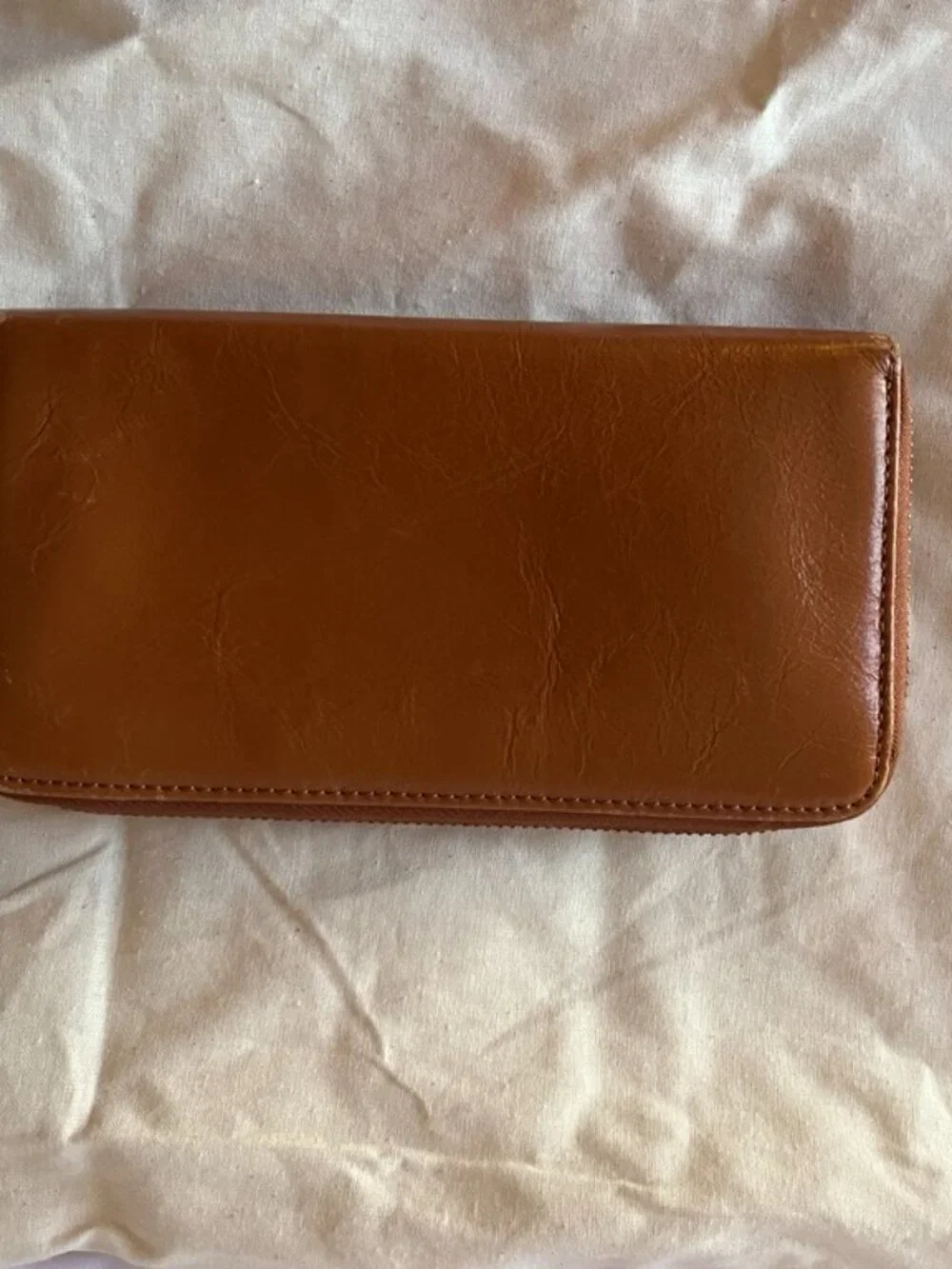 ✨ Tory Burch Zip Continental Wallet Luggage Brown Color ✨